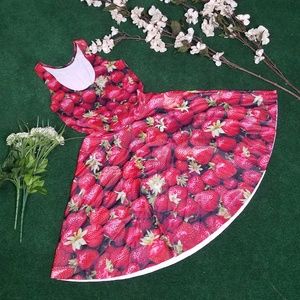 Black Milk Clothing Strawberry Skater Dress